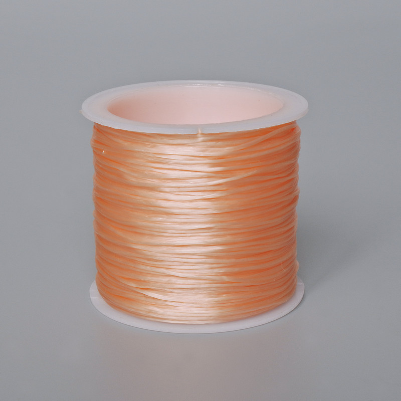 Craft Elastic Cord Spool Beige, Length 30m+