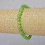 Onyx (artificial acrylic) Bracelet, smooth bead, diameter 6.5mm+-, length 18cm+- (stretch)