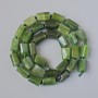 Canadian Jadeite Beads, Natural Stone Nugget Chips, Diameter 8x12mm+/-, Length 41cm+/- on a Thread