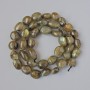 Labradorite Beads, Natural Stone Tumbled, Diameter 9x10mm+/-, Length 40cm+/- on a Thread