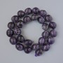 Amethyst Beads, natural stone, tumbled, diameter 14x15mm+-, length 39cm+- on a strand