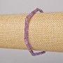 Amethyst Bracelet Natural Stone Chip, Diameter 4x4mm+-, Length 18cm+- (Stretch)