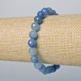 Blue Aventurine Bracelet Natural Stone Faceted Bead, Diameter 8mm+-, Length 18cm+- (Stretch)
