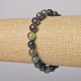 Zoisite Bracelet Natural Stone Faceted Bead, Diameter 8mm+-, Length 18cm+- (Stretch)