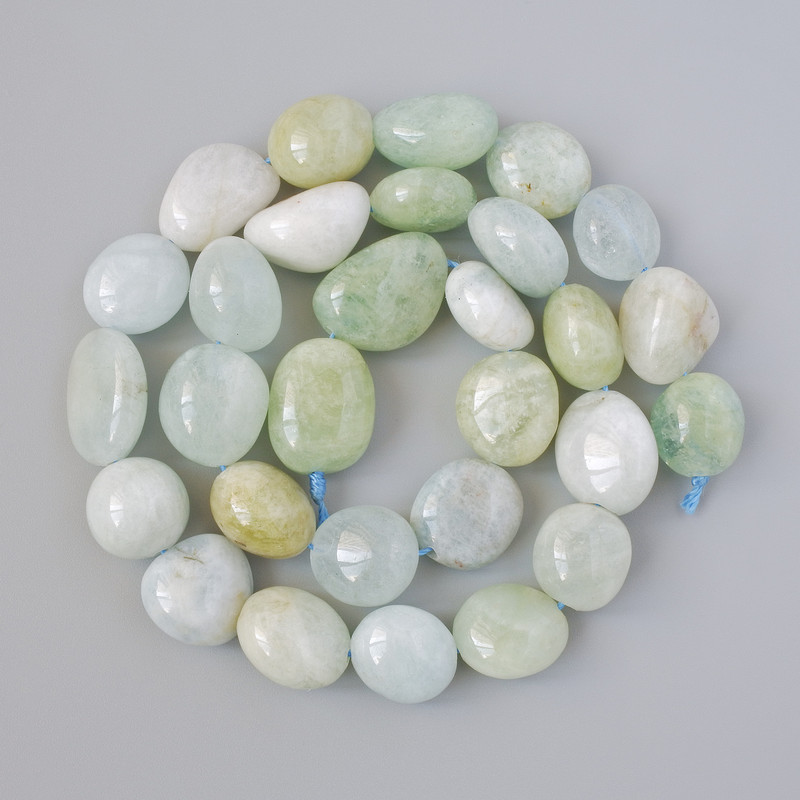 Morganite Beads natural gemstone rondelle, diameter 12×14mm, length 39cm on thread