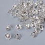 Finishing cap, 8x5 mm diameter, bore 1.7 mm, pack 20 g ±, silver-colour metal