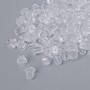 Silicone Earring Back, White, Pack 10g (170+ pieces)