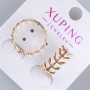Xuping Earrings, diameter 18×8mm +-, 18K gold plating
