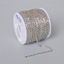 Jewelry Findings spool chain for jewellery, thickness 1.6 mm, length 18 m ±, stainless steel