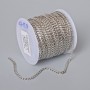 Jewellery Findings spool chain for jewellery, 3mm thickness, 18m length +/- stainless steel