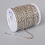 Jewellery findings spool chain for jewelry, thickness 3.6mm, length 18m ±, stainless steel