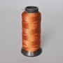 Orange-coloured bobbin thread, 0.9 mm diameter, capron for crafts, 500 m