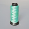 Turquoise nylon thread skein, 0.6 mm diameter, capron for crafts 500 m