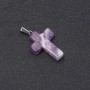 Pendant Cross, Amethyst Stone 18×25×35mm