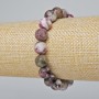 Bracelet Turquoise? Wait: turmaline natural stone smooth bead, diameter 10mm±, length 18cm± (stretch)