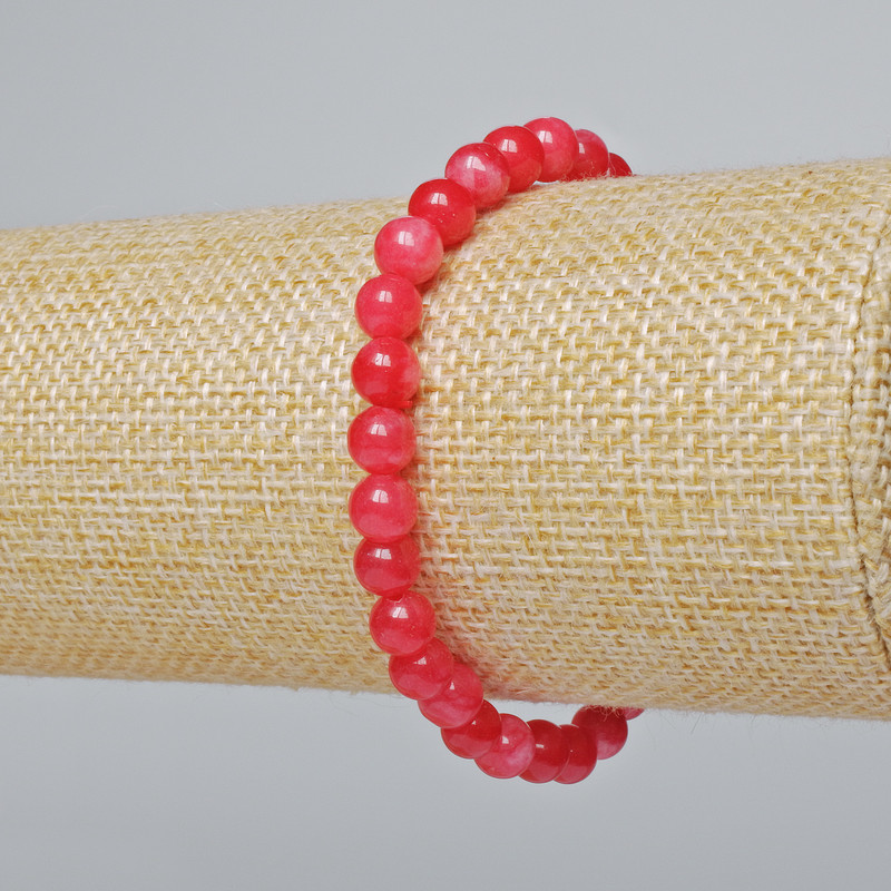 Bracelet Turquoise? Wait—no Turmalin: Turmaline Bracelet (single) smooth bead, diameter 6mm±, length 18cm± (stretch)