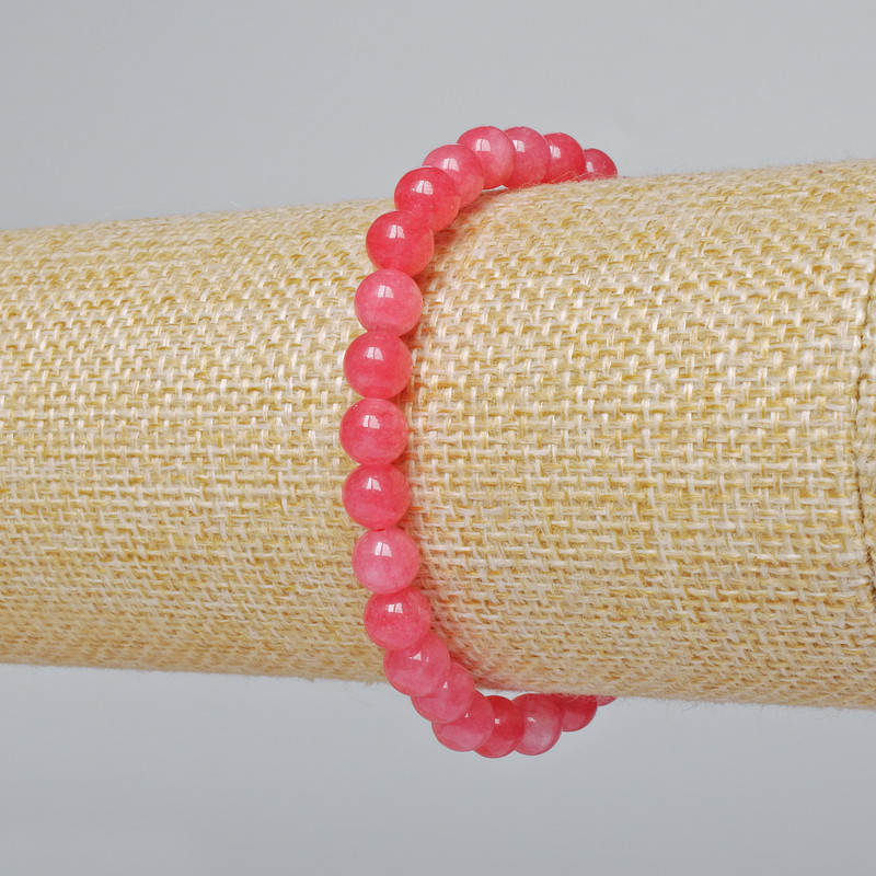 Bracelet Tourmaline (single) smooth bead, diameter 6mm+-, length 18cm+- (stretch)