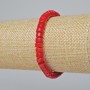 Bracelet Coral natural bead, diameter 6×4mm +-, length 18cm+- (stretch)