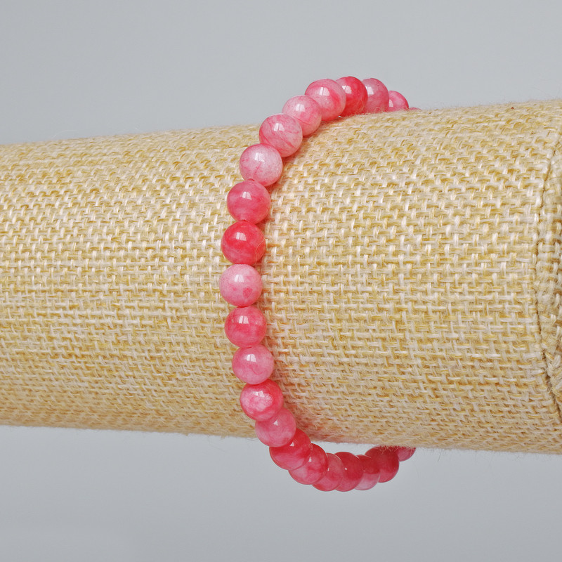 Tourmaline Bracelet (individual) smooth bead, diameter 6mm±, length 18cm± (stretch)