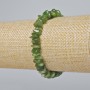 Jadeite Bracelet natural stone fragments, diameter 8x3mm+-, length 18cm+- (stretch)