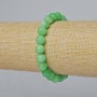 Bracelet Chrysoprase (single) smooth bead, 8mm diameter±, length 18cm± (stretch)