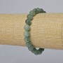 Jadeite Bead Bracelet, smooth balls, 8.5mm ±, length 18cm ± (stretch)