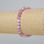Kunzite Bracelet (single) smooth bead, diameter 6mm±, length 18cm± (stretch)