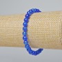 Apatite Bracelet (single) smooth beads, diameter 6.5mm±, length 18cm± (stretch)