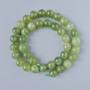 Jadeite Beads, Natural Stone, Smooth Round, Diameter 10mm+/-, Length 39cm+/- on Thread
