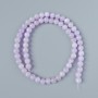 Kunzite Beads (Acrylic Imitation), Smooth Round, Diameter 6.5mm+/-, Length 40cm+/- on Fishing Line
