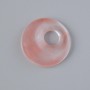 Donut Pendant Tourmaline Natural Stone, diameter 18x5mm+/-, hole diameter 5mm+