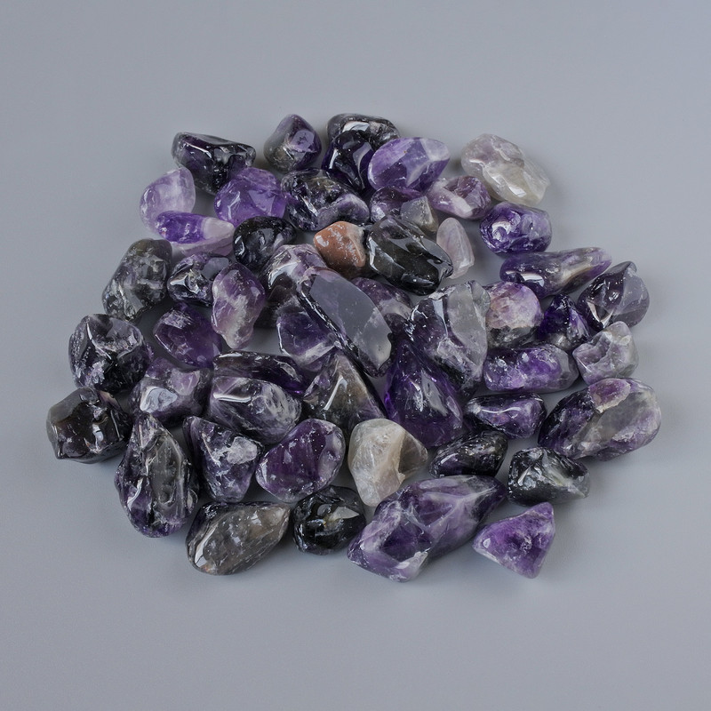 Natural Amethyst Souvenir Stone Tumbled 17x11mm (+/-) 100g Pack