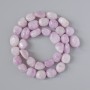 Kunzite Beads, Natural Stone, Tumbled, Diameter 10x12mm+/-, Length 40cm+/- on a Strand