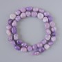 Lepidolite Beads, Natural Stone, Tumbled, Diameter 9x10mm+/-, Length 39cm+/- on a Strand