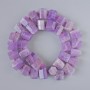 Amethyst Beads, Natural Stone, Tumbled, Diameter 13x10mm+/-, Length 42cm+/- on a Strand