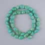 Amazonite Beads, natural stone nuggets, diameter 9x11mm+/-, length 39cm+/- on a thread
