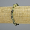 Serpentine Natural Stone Tumbled Bead Bracelet, diameter 7x9mm+/-, length 18cm+/- (stretch)