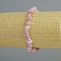 Tinted Lilac Mother-of-Pearl Chip Bracelet, diameter 7x2mm+/-, length 18cm+/- (stretch)