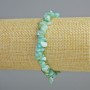 Tinted Blue Mother-of-Pearl Chip Bracelet, diameter 7x2mm+-, length 18cm+- (stretch)