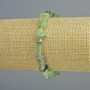 Fluorite Natural Stone Chip Bracelet, 7x4mm, stretchy, 18cm length ±