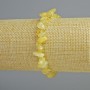 Citrine Bracelet natural stone chip, diameter 8x3mm+-, length 18cm+- (stretch)