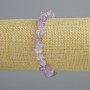 Lavender Amethyst Bracelet natural stone chip, diameter 8x4mm+-, length 18cm+- (stretch)