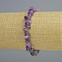 Amethyst Bracelet natural stone chip, diameter 7x4mm+-, length 18cm+- (stretch)