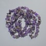 Amethyst Natural Stone Chip Beads, 13x5mm+/- Diameter, 84cm+/- Length on Fishing Line