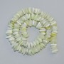 Onyx Natural Stone Chip Beads, 10x3mm+/- Diameter, 40cm+/- Length on Fishing Line