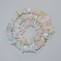 Morganite Natural Stone Chip Beads, 12x4mm+/- Diameter, 40cm+/- Length on Fishing Line
