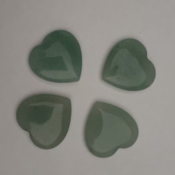 Jade Souvenir Stone in Heart Shape 25x25x6.5(+/-)mm