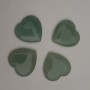Jade Souvenir Stone in Heart Shape 25x25x6.5(+/-)mm