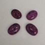 Cabochon Stone Raspberry Jasper (synthetic) 25x18mm