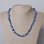Kyanite Necklace Natural Stone Chip, Diameter 8x3mm+/-, Length 45-47cm+